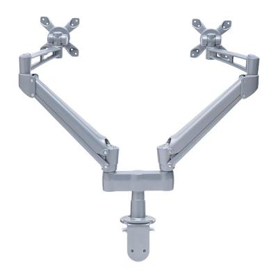 China Hot New Products China Suppliers Aluminum Double Customizable Computer Holder Monitor Arm for sale