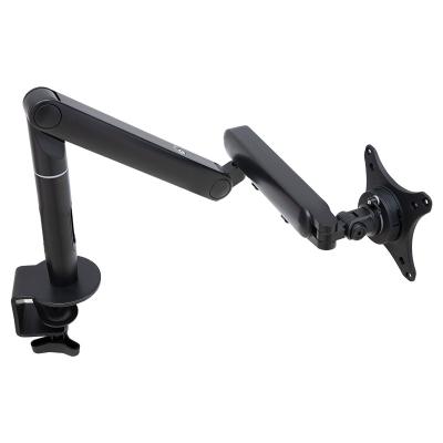 Cina Heavy Duty Computer Stand Aluminum Black Adjustable Flexible Monitor Arm Mounting Bracket in vendita