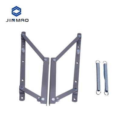 China Popular version sofa hardware storage pull down hinge with mechanical spring for sale