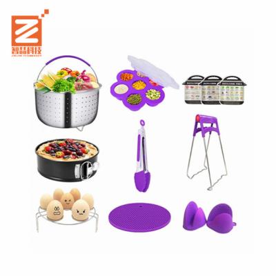 China Viable Instapot 6.8 Quart Pressure Cooker Pot Accessories Purple Fits include Steamer Basket, Springform Pan, Egg Steamer Rack and etc. for sale