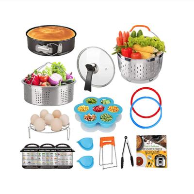 China Viable 13 Piece Instapot Accessories Compatible with Instant - 6.8QT Pot with Steamer Basket Springform Pan Egg Holder Bites / Egg Mold for sale