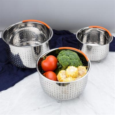 China Viable Amazon Hot Sale 7 Pcs Pot Accessories For Now 6 Quart Stainless Steel Steamer Basket for sale