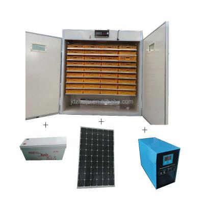 China Multifunctional 3168 egg solar incubator/solar powered egg incubator for sale