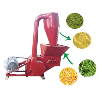 China Livestock Farming 1 Ton Per Hour Grain Corn Wheat Straw Hammer Mill Crusher / Crusher / Grain Hammer Mill for sale