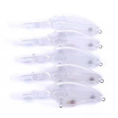 China 10g 90mm Japan Crankbait Lure Cb1013 Durable Top Right Hand Plastic Unpainted Hard Plastic Unpainted Bait for sale