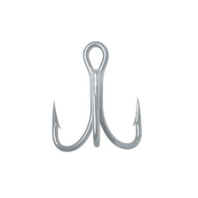 China Wholesale High Right Hook 9626ps High Carbon Steel Durable Fishing 4x Treble Hooks Matt Tin Treble Hook for sale