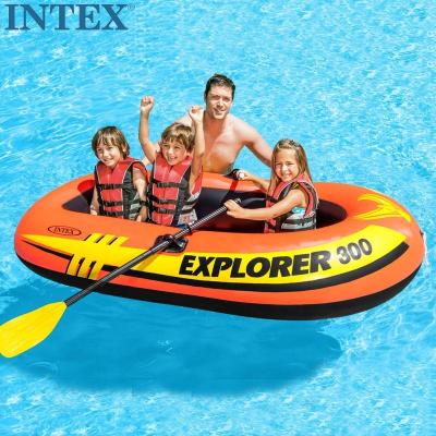 China Wholesale 0.5mm PVC 2022 New Design Portable Inflatable Kayak With Pump And Paddles for sale