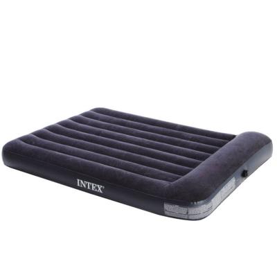 China Intex 66768 Classic Air Bed Foldable Twin Built-in Comfort Inflatable Rest Air Mattress With Pillow for sale