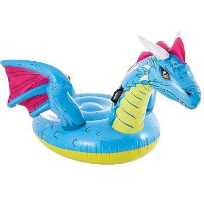 China Inflatable Floating Pool Toys Intex 57563 Dragon Floating Mat Inflatable Inflatable Animal Ride-On for sale