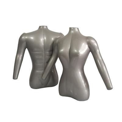 China 2021 Eco-friendly PVC Inflatable Male Torso Mannequin Factory Direct Sales T-shirt Inflatable Mannequin Shows Inflatable Mannequin for sale