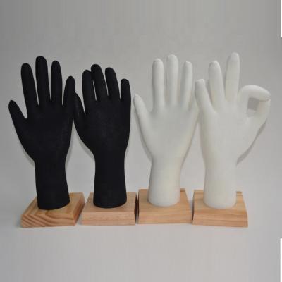 China Wholesale China MARS EXPO Adjustable Flexible Hand Soft PU Foam Mannequin Hands For Glove Display for sale