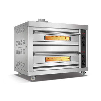 China Bakery Equipment Bakery Equipment 2 Tray 2 Tray Gas Deck Oven for sale