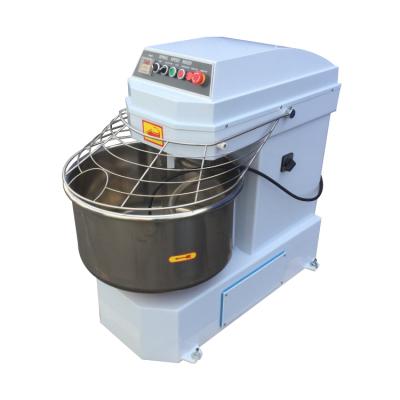 China Heavy Duty Snack Plant 80L Dough Kneading Machine Spiral Mixer for sale