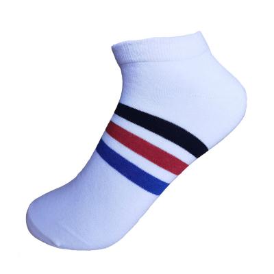 China Durable Jacquard Technic Striped Stocking Cut Custom Socks Sport Socks Straight Mens Socks for sale