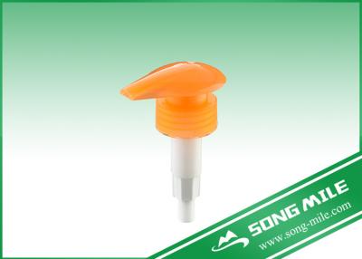 China 33/410 Orange Color 2.0cc Cosmetic Plastic Lotion Pump for Shampoo for sale