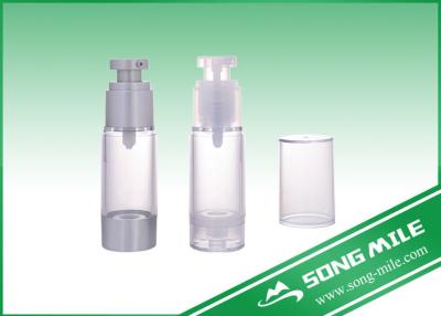 China Cheap Transparent 15ml PP Plastic Cosmetic Airless Bottle for sale