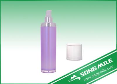 China 50ml Acrylic Pink Cosmetic Packaging Airless Bottle for Cosmetic for sale