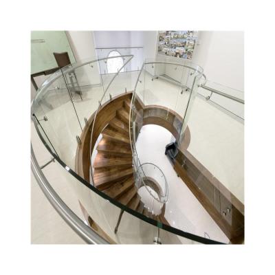 China Traditional; Moderate; Arts; Industrial; Fashion Curved Staircase Cost OEM Steel Curved Staircase Cutomization Indoor Curved Staircase for sale