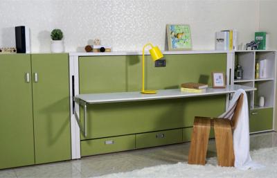 China Single Horizontal Fold Out Space Saving Modern Wall Bed E1 MDF For  Kids for sale