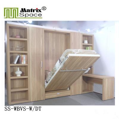 China Creative and Multi-Fuctional Folding Wall bed Kids Murphy Wall Bed , Natural Color for sale