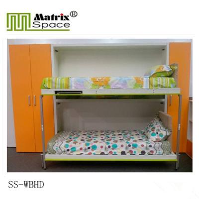 China Kids Double Horizontal Wall Bed  for sale