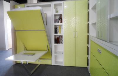 China Vertical Space Saving Murphy Bed  Light Yellow with Dinning Table 6 Patents for sale