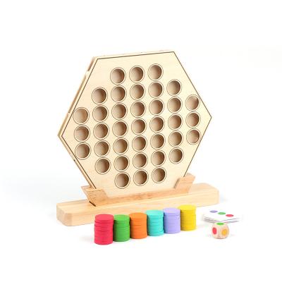 China 3+ Wholesale wooden 3D battle chess game learning games developing brain children montessori early educational games for kids for sale