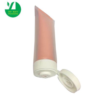 China Custom Soft Cosmetic Packaging Tube Cosmetic 2 In 1 Single Chamber Double Tube Hand Cream Tube for sale