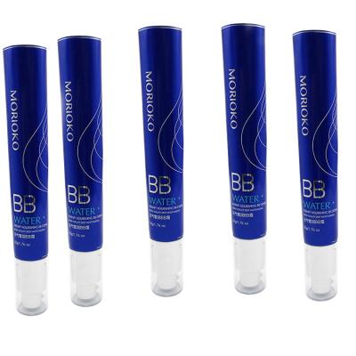 China Cosmetic bb 50ml tubes eye cream soft squeeze pe laminated evoh with airless pump for sale