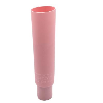 China D25 OEM 50 gm cosmetic plastic tube with custom flip top cap for hand cream for sale