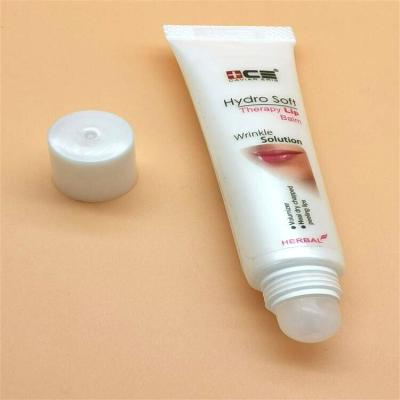 China 8ml cosmetic 5ml 15ml 12ml matte lip balm black white bulk logo gloss color rose red lip gloss squeeze tube for sale