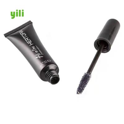 China 2021 Custom Tube 15g 10ml Small Eye Recyclable Cosmetic Short Pink Black Green Logo Empty Mascara Tube With Brush for sale