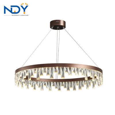 China Modern Modern Luxury Crystal Chandeliers Lighting LED Pendant chandelier light Fixture for Home Hotel for sale