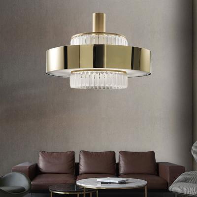 China Contemporary High End Designer Living Room Luxury Model Room Dining Room Chandelier Designer Villa Crystal Pendant Light for sale