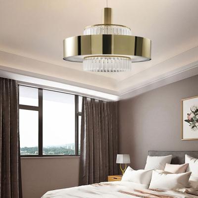 China Contemporary Modern European Design Hanging Lighting Crystal Dining Table Ceiling Lamp G9 Led Chandelier Pendant Light For Home for sale