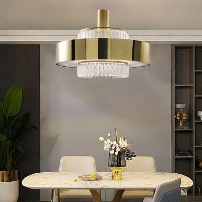 China Contemporary Nordic Simple Creative Individual Art Designer Style Restaurant Lighting Model Restaurant Bar Crystal Pendant Lamp for sale