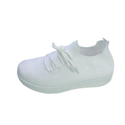 China Fashion trend new girls shoes cheap fitness walking shoes women and white sneakers women for sale