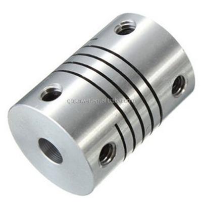 China 100pcs automatic machinery one piece metal sping coupling with coupler RS20*25 aluminum alloy material in stock for sale