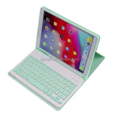 China Wireless Factory Direct Wholesale Soft Silicone PU Leather Case For iPad 9.7 2018 Pro 9.7 Air 1/ Air 2 with Wireless Keyboard for sale