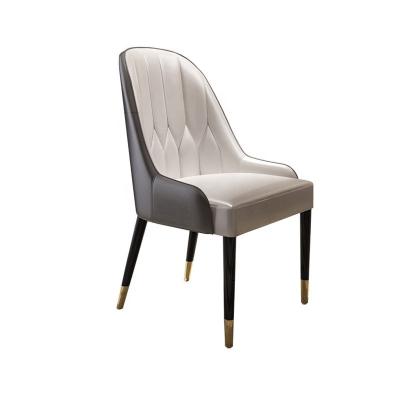 China Other Nordic Home Furniture Dining Chair With Arm Cover Nordic Modern Dining Chair Metal Leg DC007 for sale