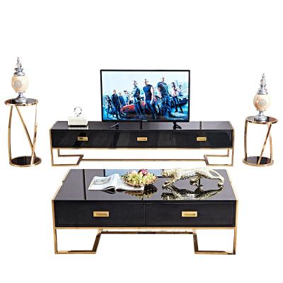 China Other Chinamanufacturer Supply Modern Style And Stainless Universal TV Console Stand TS009 for sale