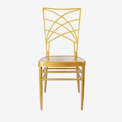 China Other top grade and good quality gold wedding chair decoration chairs with stainless steel in China DCW002 for sale