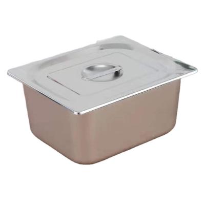 China Restaurant Kitchen GN Buffet Stove Hotel Supplies Gastronorm Ice Cream Container for sale