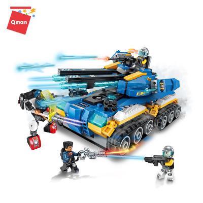 China Missile Vehicle Tank Building Toy Qman Police Military Series Building Block Toys for sale