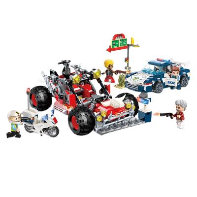 China Building Toy Qman Survival Jungle Hunting Monkey Car Building Block Bricks Model Figures Toys compatible legoing for sale