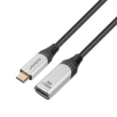 China Durable Construction High Quality 4k 120hz 3.1 Type C USB C to HDMI Female to HDMI Cable Adapter Converter for Mac TV Projection for sale