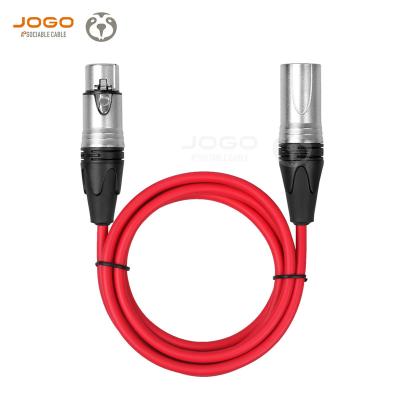 China Bulk Professional Colorful Low Noise Microphone XLR Audio Cable XLR Male To Female Microphone Cable 2m 3m 5m 10m 15m 20m for sale