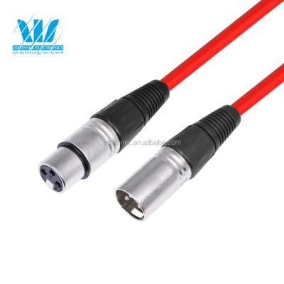 China Bulk Professional Colorful Low Noise Microphone XLR Audio Cable XLR Microphone Male To Female Microphone Cable for sale