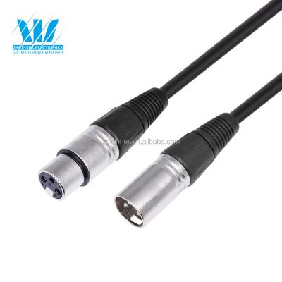 China Connect Speaker To Mirophone Male To Female Guitar 3 Pin XLR Microphone Cable for sale