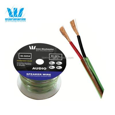 China For High Quality Indoor Loudspeaker Audio Pure Copper Cable Wire Speaker Appliances Gauge 1.5mm2 12 14 OFC/TCU/CCA for sale